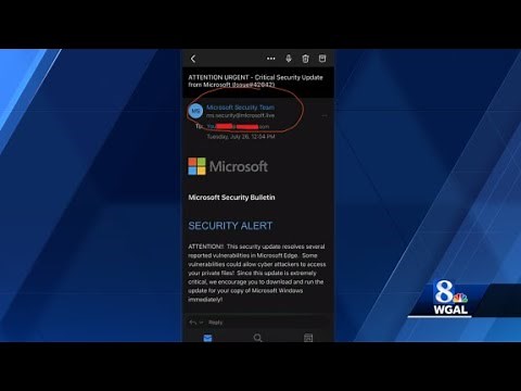 Scam email claims to be from Microsoft security team. Here's the warning sign