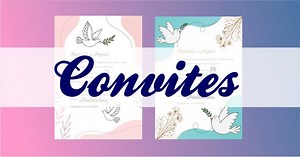 Convite para padrinhos de batismo: modelos prontos para imprimir - Artesanato Passo a Passo!