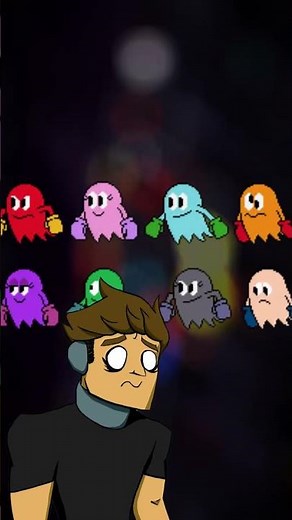 GLITCH FANTASMAL en Pac-Man 256 (Museum +) #short