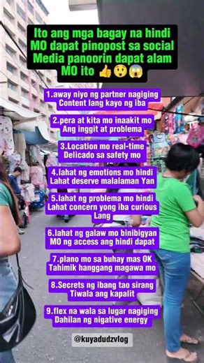 Dapat alam mo ito mga bagay na hindi dapat pinopost sa social media panoorin 👍🤔😲😱
