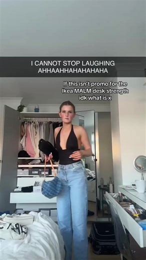 Ikea MALM Desk Strength: A Funny Try-On Fail