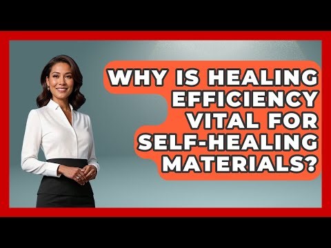 Why Is Healing Efficiency Vital For Self-healing Materials? - How Things Break