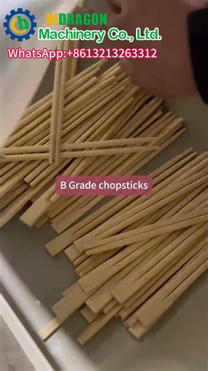 Doubled Chopstick Visual Sorting Machine Wood Stick Selecting Machine