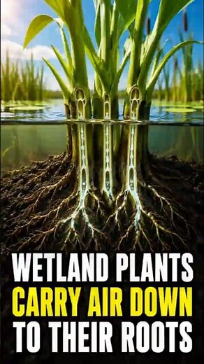 Wetland Plants Carry Air Down to Their Roots