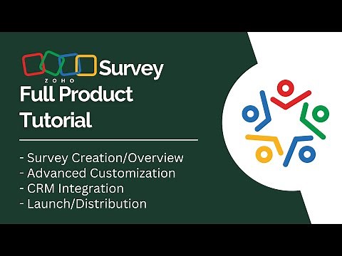 Zoho Survey Full Product Tutorial