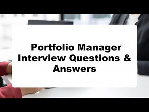 Portfolio Manager Interview Questions | Do You Dare To Take The Quiz?