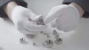 10Pcs 1/2-13 Lock Nuts, Nylon Insert Locknuts 304 Stainless Steel 18-8 SS Self-Locking Nuts, Coarse Thread Hex Nylock Nut