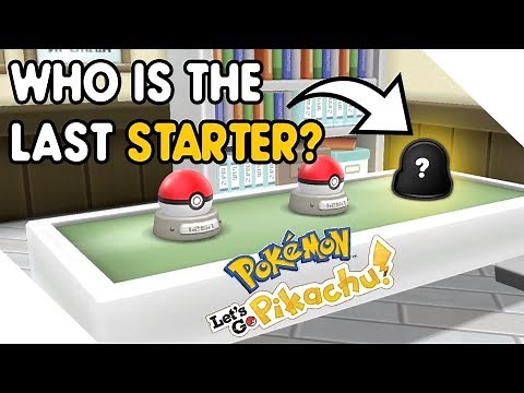 Who Is The 3rd Starter In Pokemon Let's Go?