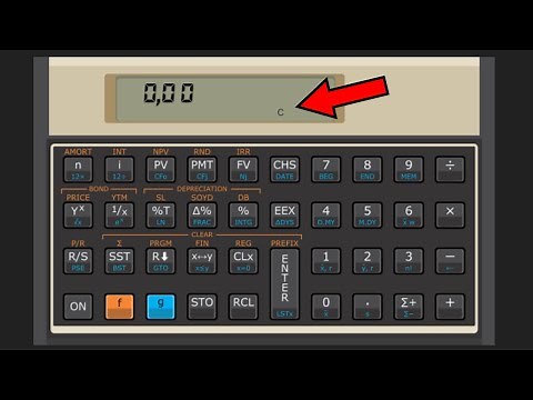 Como tirar a letra c da hp12c - muito fácil!