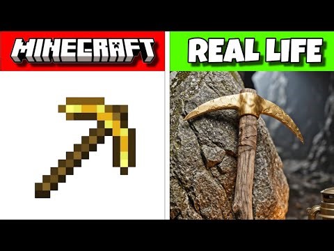 Minecraft VS Real Life - Real World Version of Minecraft Items (Insane Detail)
