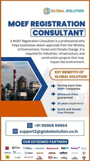 MOEF - Ministry of Environment, Forest and Climate Change | MOEF Registration Consultant