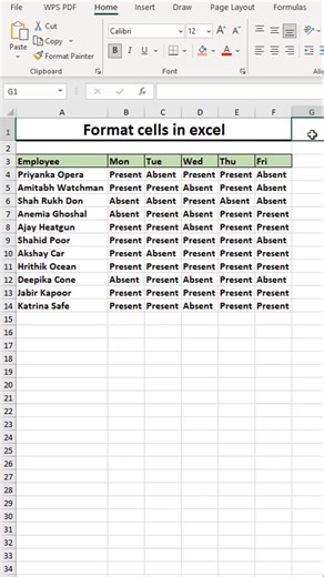 36K views · 241 reactions | Format cells in excel  #exceltutorial #exceltips #exceltricks #spreadsheets | Time to Office | Facebook