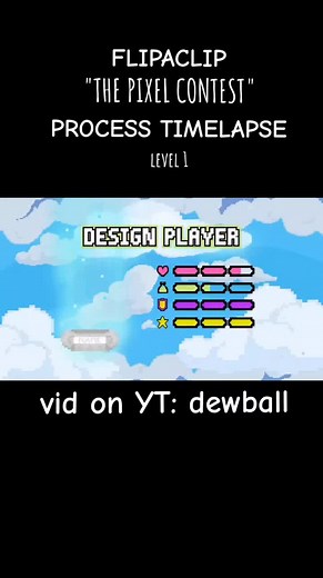 the #flipaclippixelcontest process timelapse #flipaclip #animation @FlipaClip