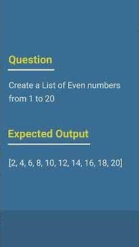 Python Interview Questions List Comprehension Video 2 #tjpython