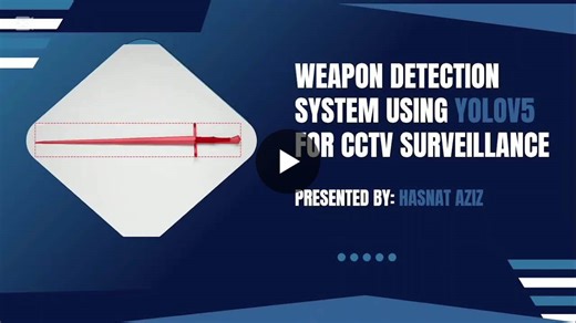 I completed a Weapon Detection System using YOLOv5 as part of one of the assignments in my Digital Image Processing course. The project focuses on detecting weapons such as handguns, knives, rifles… | Hasnat Aziz