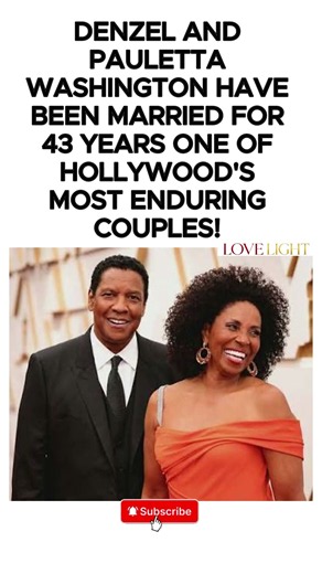 Denzel Washington 43 Years of Love with Pauletta! ❤️ #shorts