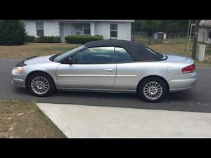 How to update on 05 Chrysler Sebring convertible top