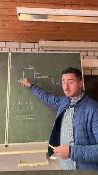 Flächenberechnung von zusammengesetzten Ebenen Figuren. #lehrer #mathe #education #einfacherklärt