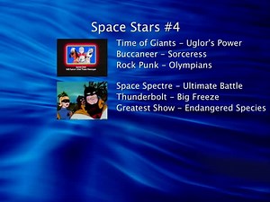 NBC Saturday Morning Cartoons (October 24, and 31, 1981) Space Stars WOC