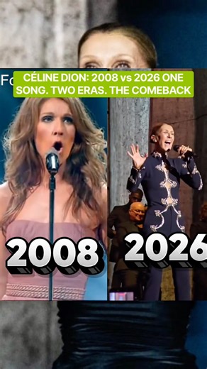 Céline Dion: 2008 vs. 2026 — “My Heart Will Go On” ❤️🎤