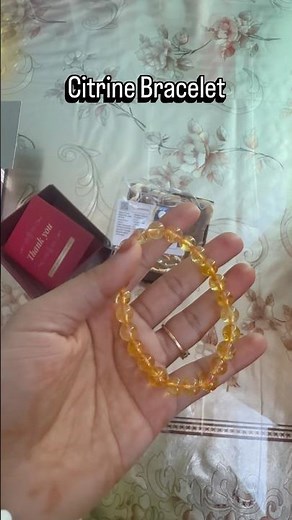 Citrine Bracelet Unboxing | Crystal for Wealth, Positivity & Abundance | Citrine Stone Benefits