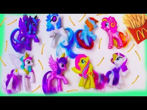 MLP McDonalds 2014 Happy Meal My Little Pony Toys Review Set Opening [REUPLOAD]