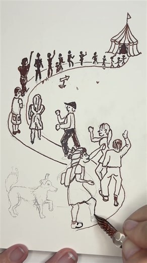Sweep Prompt 10 Inktober 2025 | Lulu & Pal Save the Circus