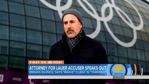 The attorney for one of Matt Lauer's accusers has spoken out in an exclusive interview. He says his client is "brave," but also "terrified" that her identity will be discovered. | Today Show