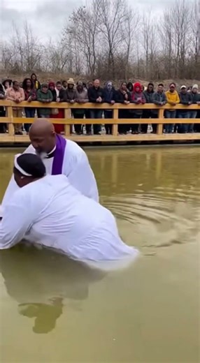 Baptism Gone Wrong 😲 Unexpected River Baptism Moment