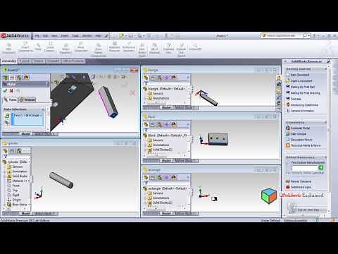 how to use multiple windows in solidworks