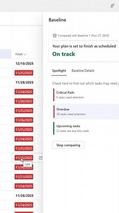 How to save a baseline plan in MS Planner? #msplanner #oberemokii