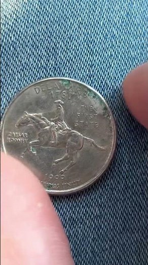 1999 D DELAWARE QUARTER - FRONT AND BACK