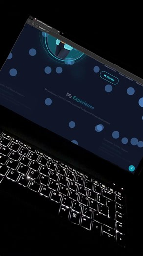 Responsive Portfolio Website with Advanced Animations #oualicode #tailwindcss#webdevelopment #coding