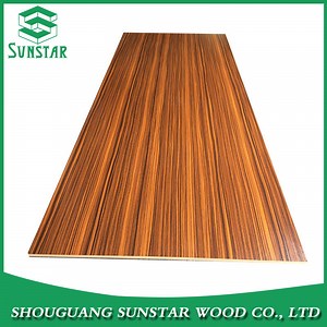 [Hot Item] Nuevo diseño en relieve de melamina acabado satinado mate enfrenta llanura//Chapa de madera/ el color de la Junta de madera MDF para muebles y decoración de la construcción de material de construcción