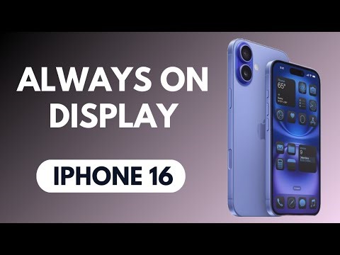 Does Iphone 16 Have Always On Display ?