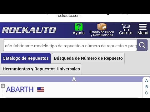 ORDER CAR PARTS ONLINE - ROCKAUTO