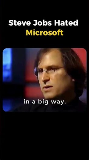 Steve Jobs Hated Microsoft...#shorts