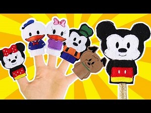 Disney's Mickey Mouse Finger Family Song | Songs For Children | FINGER FAMILY SONG PUPPET SHOW