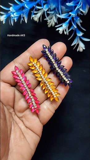 DIY Cute Hair Clips in Minutes 😱💖#diy#shorts#trendingshorts#diyhairclips
