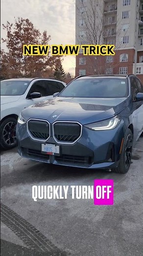 BMW Trick: How to Turn off the Start/Stop Function