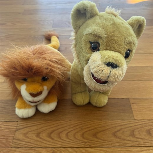 Disney the Lion King Simba and Nala Plush Set Talking & Moving Authentic - Etsy