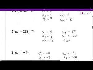Algebra II 8.1 Explicit and Recursive Formulas