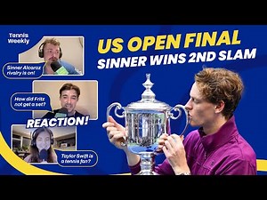 US Open Men's Final - Jannik Sinner WINS 2nd slam 🏆 SECURES World No.1 status + Fritz falls short!