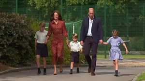 🎥 WATCH: Prince George, Princess Charlotte and Prince Louis arrived at Lambrook School with the Duke and Duchess of Cambridge earlier today. They attended a “settling in afternoon” for new pupils and will officially start school tomorrow 📚 | Prince Louis of Wales