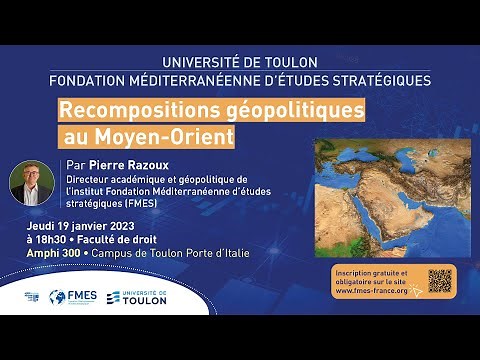 Pierre Razoux : Recompositions géopolitiques au Moyen-Orient