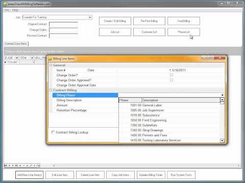 Free AIA Billing Software Training
