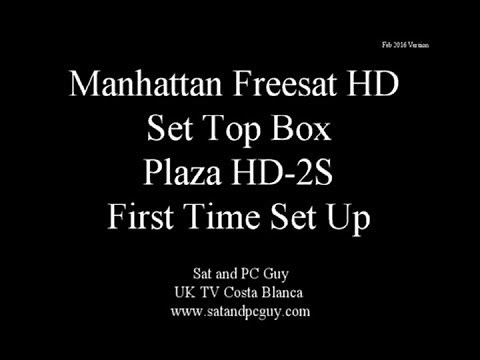 How to set up a Freesat Manhattan HDS2 Set Top Box