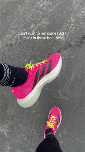 Also, they were on sale (and free shipping) at Finish Line 💝 @adidas #runningshoes #adizeroevosl