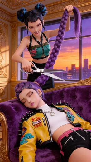 Zoey Stole Their Hair… Then Became a GODDESS! 😱 #kpopdemonshunters