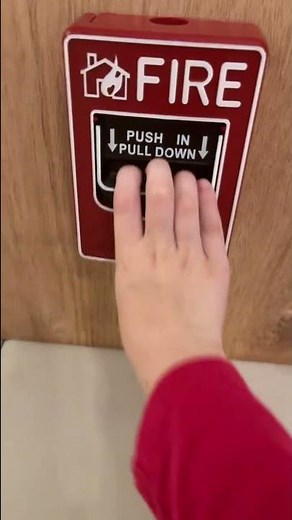 Fire alarm sound is funny